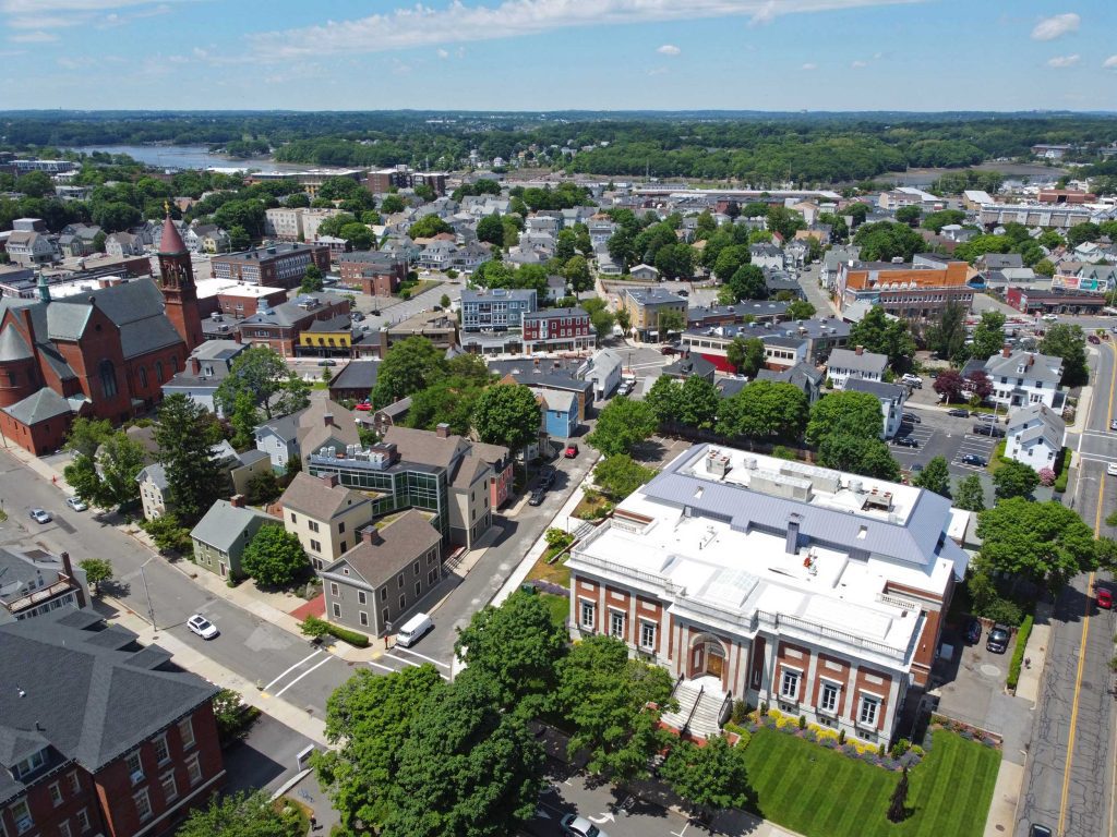 aerial view of beverly