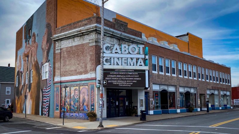 exterior of the cabot theater