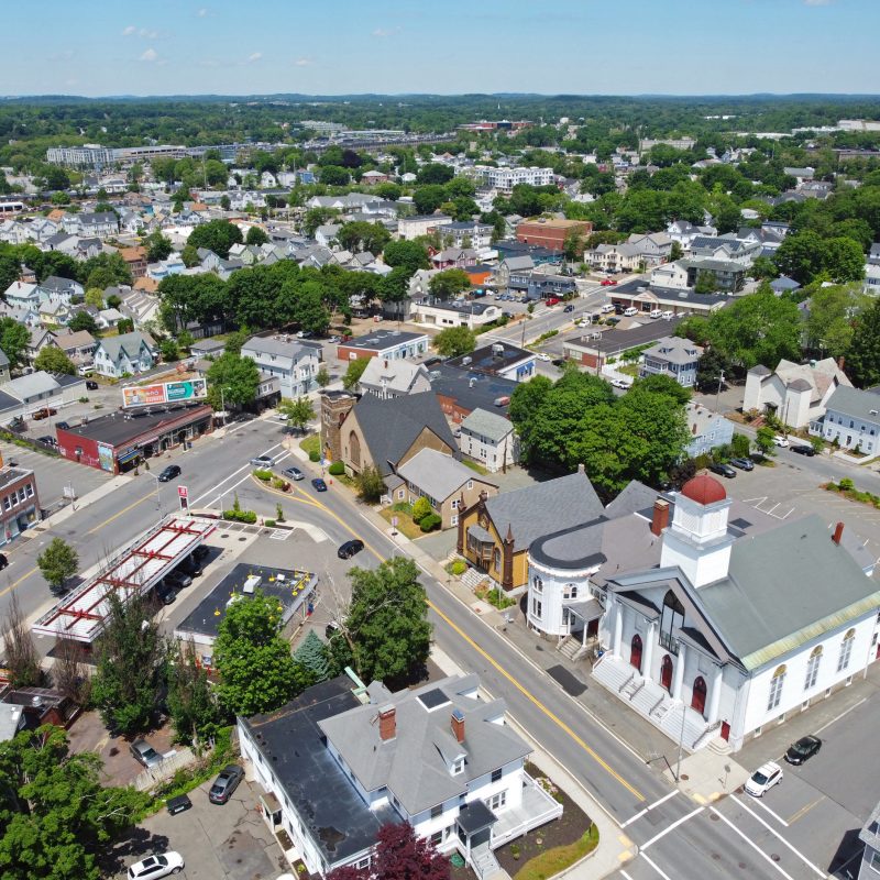 aerial photo of beverly