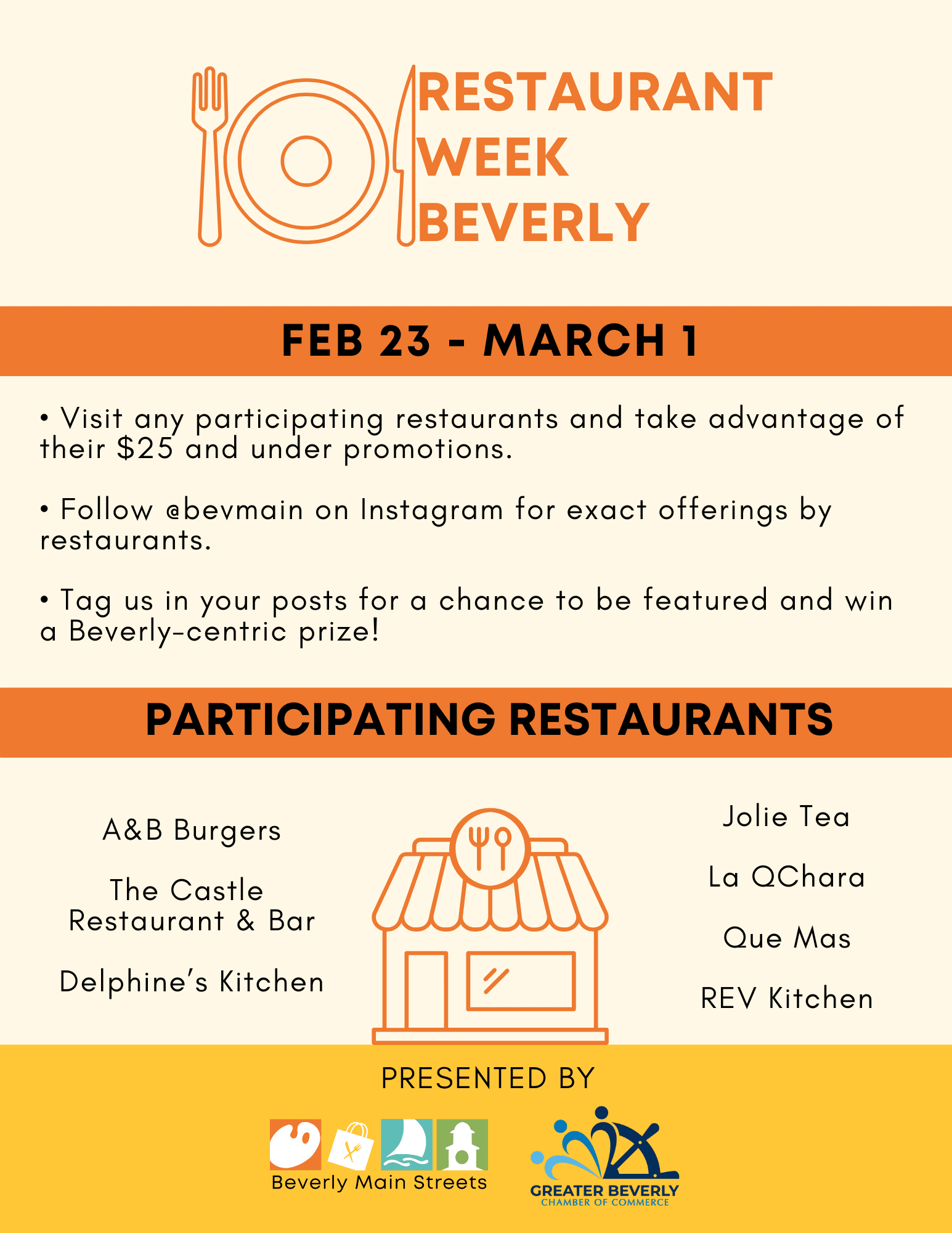 Restaurant Week Beverly - Beverly Main Streets